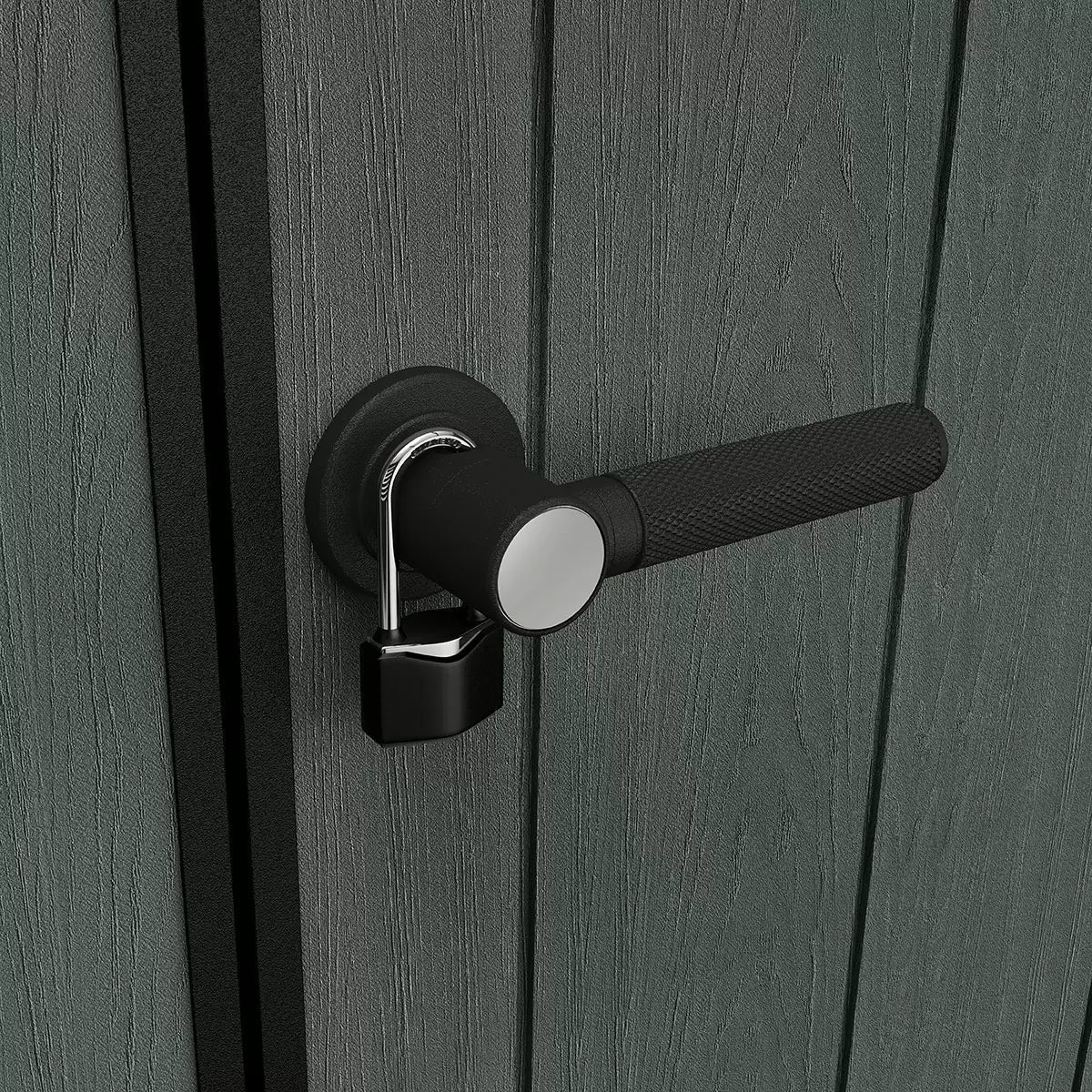 Keter 9x 7 Cortina Heavy Duty Plastic Pent Shed – Dark Green