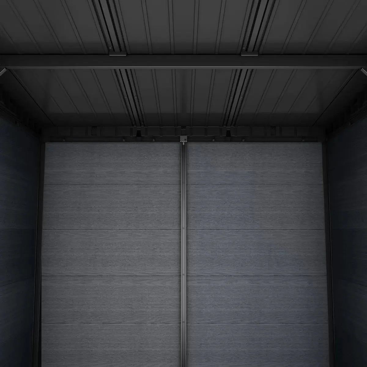 Keter 11x 7 Cortina Heavy Duty Plastic Pent Shed – Dark Grey
