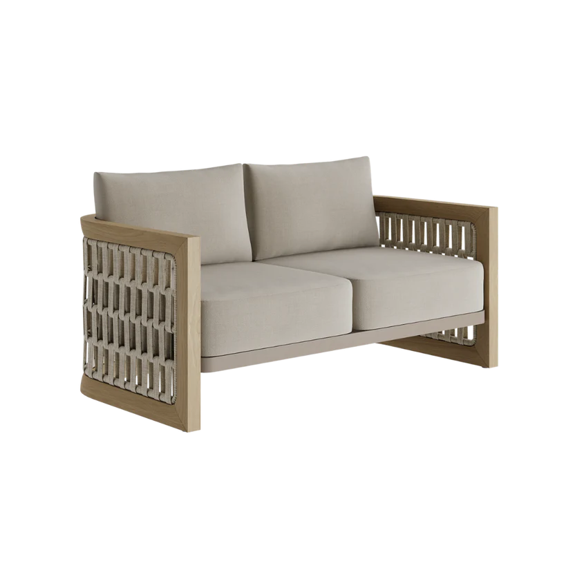 N2 Two Seater Sofa Light Teak