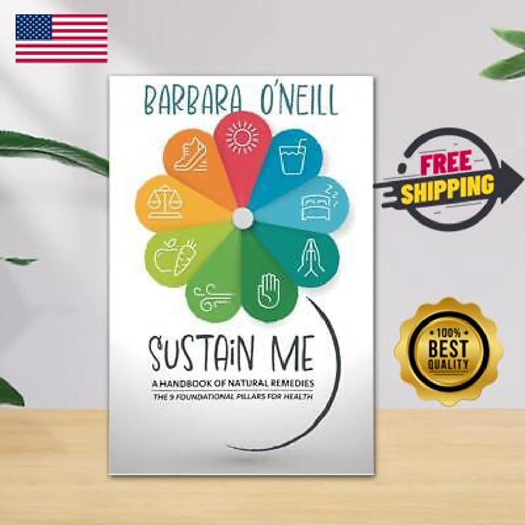2 books Sustain me & self heal book by barbara o neil health remedies copy paperback