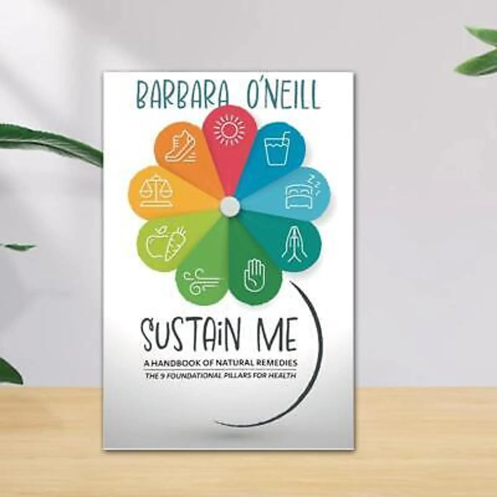 2 books Sustain me & self heal book by barbara o neil health remedies copy paperback