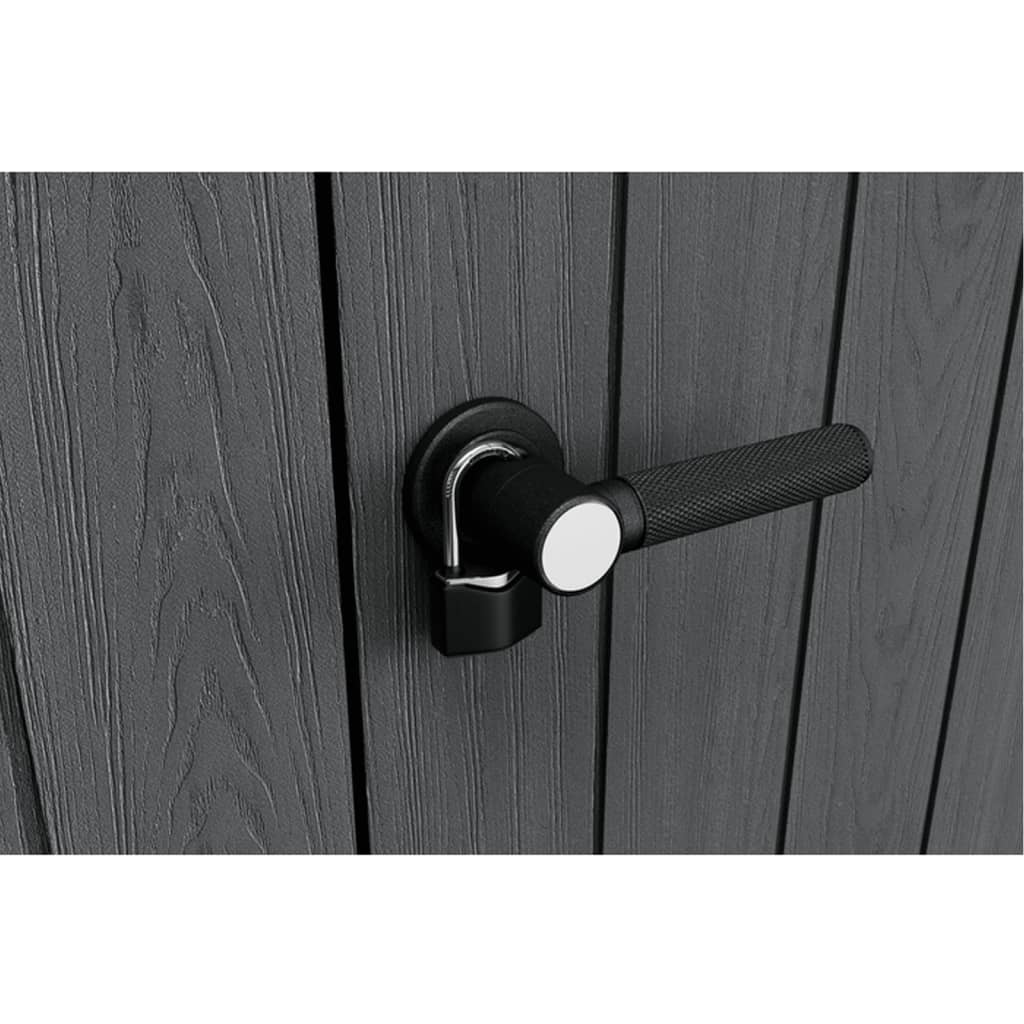 Keter 4×2 Cortina Alto Heavy Duty Vertical Plastic Garden Shed with Shelves